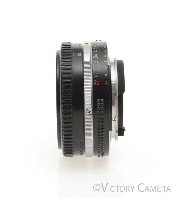 Nikon Nikkor 50mm F1.8 AI-S Lens -Japan Only Pancake Version- [EXC+] - Victory Camera
