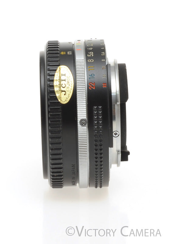 Nikon Nikko 50mm F1.8 AI-S Lens (pancake version) [EXC] - Victory Camera