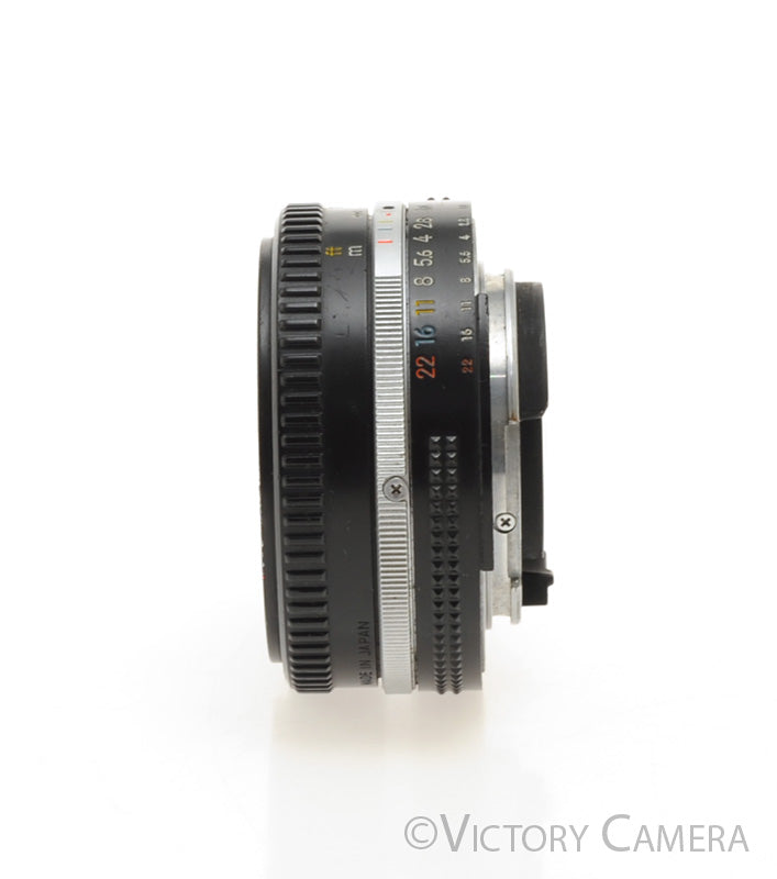 Nikon Nikkor 50mm F1.8 AI-S Lens -Japan Only Pancake Version- [EXC] - Victory Camera