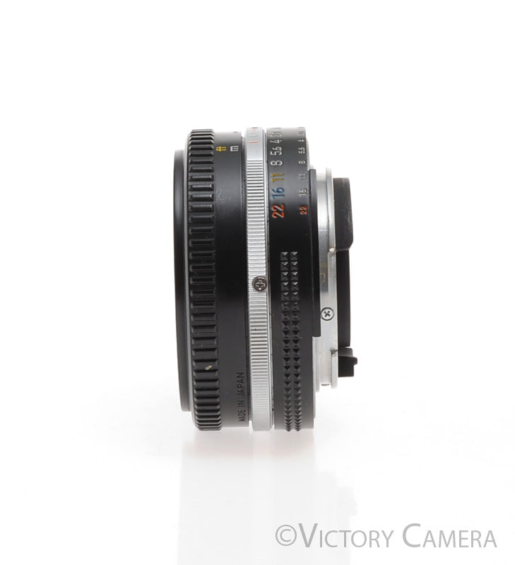 Nikon Nikkor 50mm f1.8 AI-S Pancake Lens [EXC+] - Victory Camera