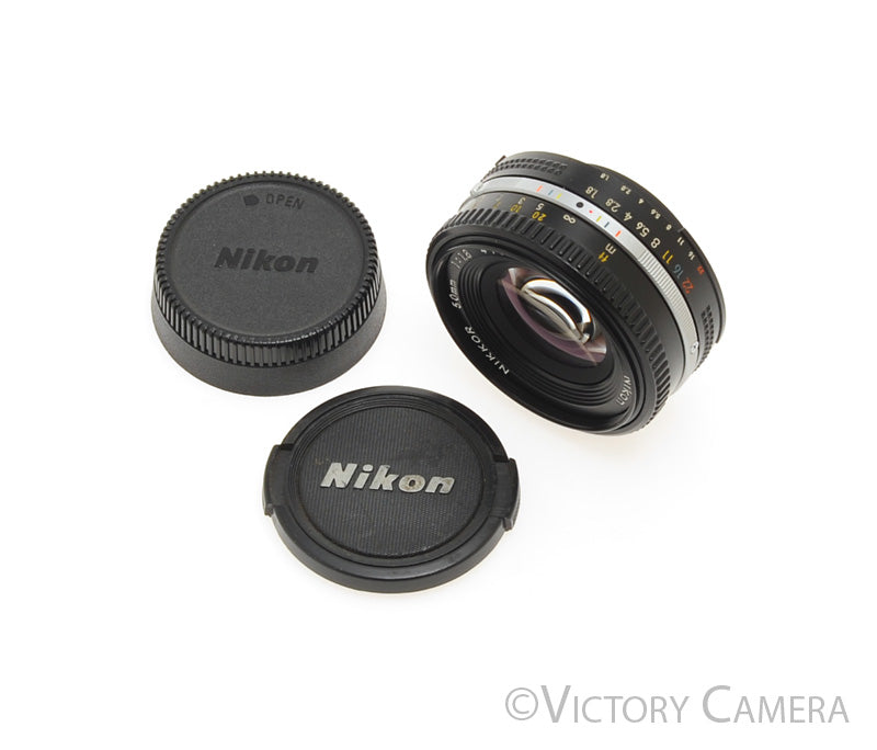 Nikon Nikkor 50mm F1.8 AI-S Lens -Japan Only Pancake Version- [EXC+] - Victory Camera