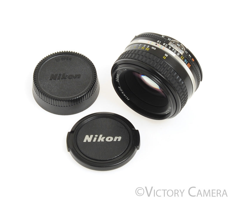 Nikon Nikkor 50mm F1.8 AI-S Manual Lens III (Long Version) [MINT] - Victory Camera