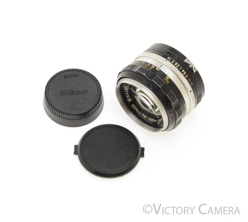 Nikon Nikkor-S 50mm f1.4 Non-Ai Manual Focus Lens [GOOD] - Victory Camera