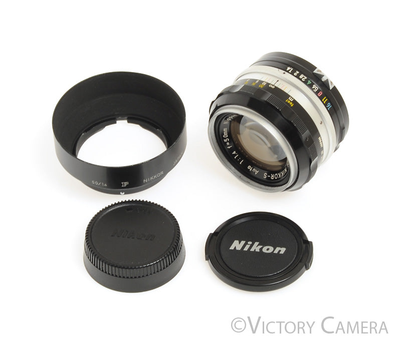 Nikon Nikkor-S 50mm f1.4 Non-Ai Manual Focus Lens [EXC] - Victory Camera