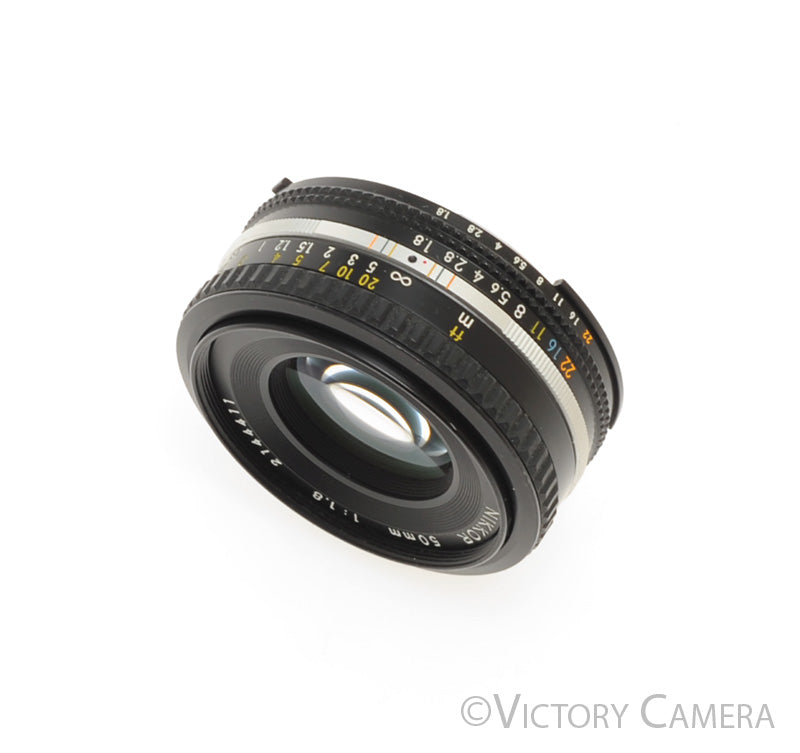 Nikon Nikkor 50mm F1.8 AI-S Lens -Japan Only Pancake Version-  [EXC] - Victory Camera