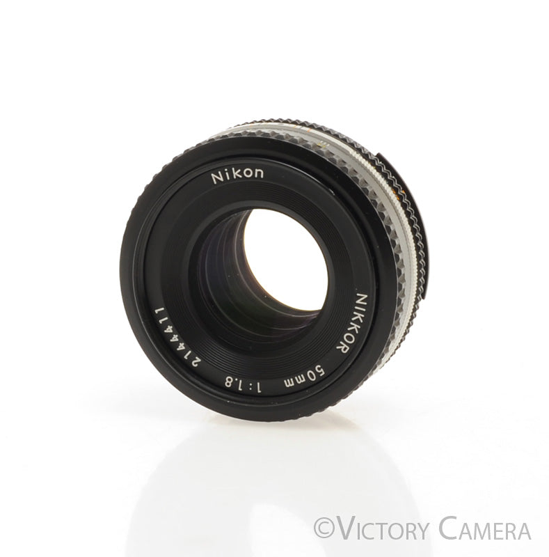 Nikon Nikkor 50mm F1.8 AI-S Lens -Japan Only Pancake Version-  [EXC] - Victory Camera