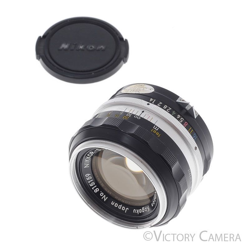 Nikon Nikkor-S 50mm f1.4 Non-AI Manual Focus Lens [EXC] - Victory Camera