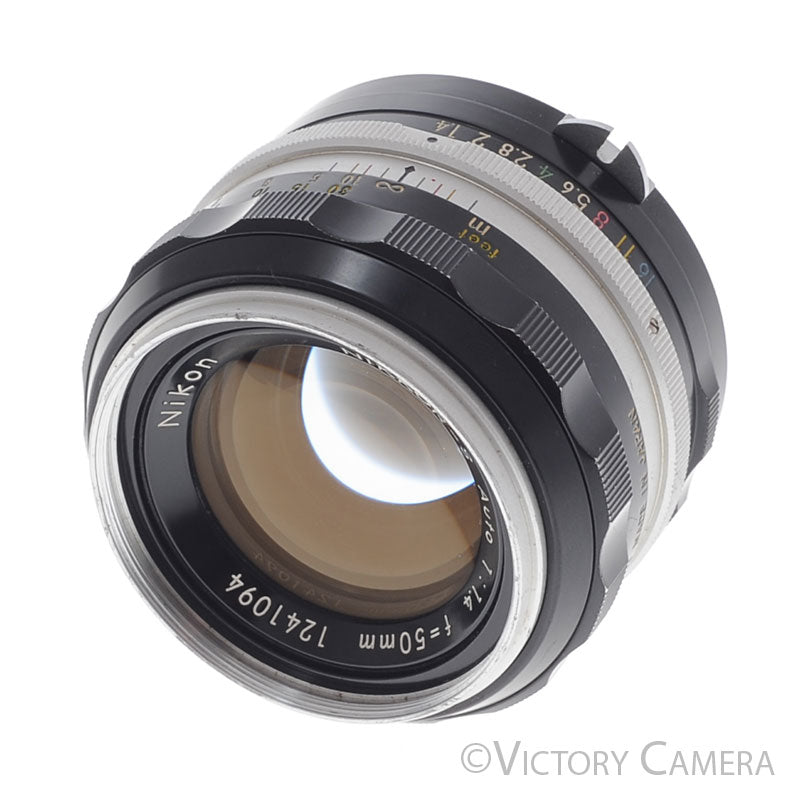 Nikon Nikkor-S 50mm f1.4 Non-AI Manual Focus Lens [EXC-] - Victory Camera