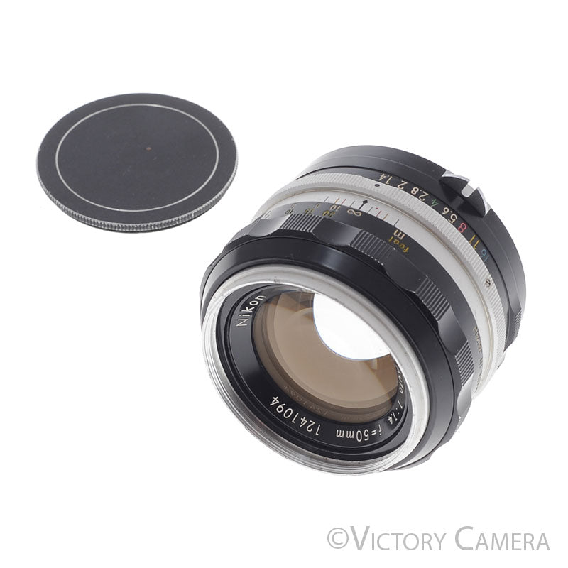 Nikon Nikkor-S 50mm f1.4 Non-AI Manual Focus Lens [EXC-] - Victory Camera