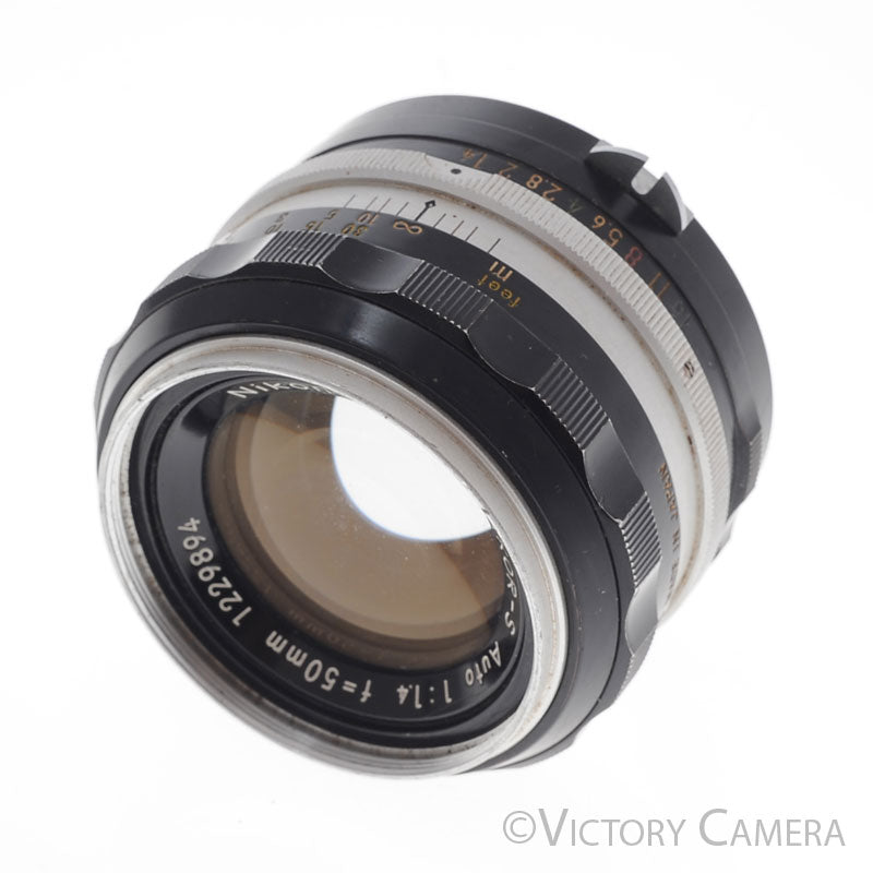 Nikon Nikkor-S 50mm f1.4 Non-AI Manual Focus Lens [GOOD] - Victory Camera