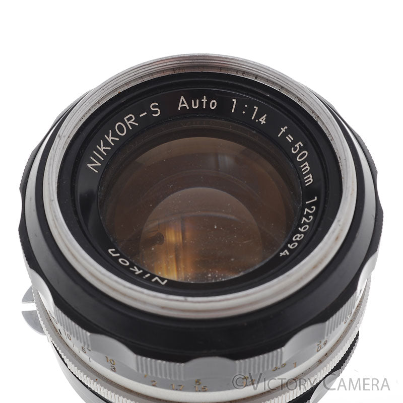 Nikon Nikkor-S 50mm f1.4 Non-AI Manual Focus Lens [GOOD] - Victory Camera