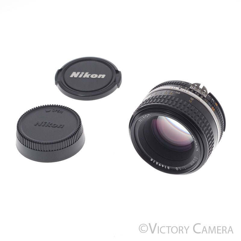 Nikon Nikkor 50mm F1.8 AI-S Manual Lens III (Long Version) [EXC+] - Victory Camera