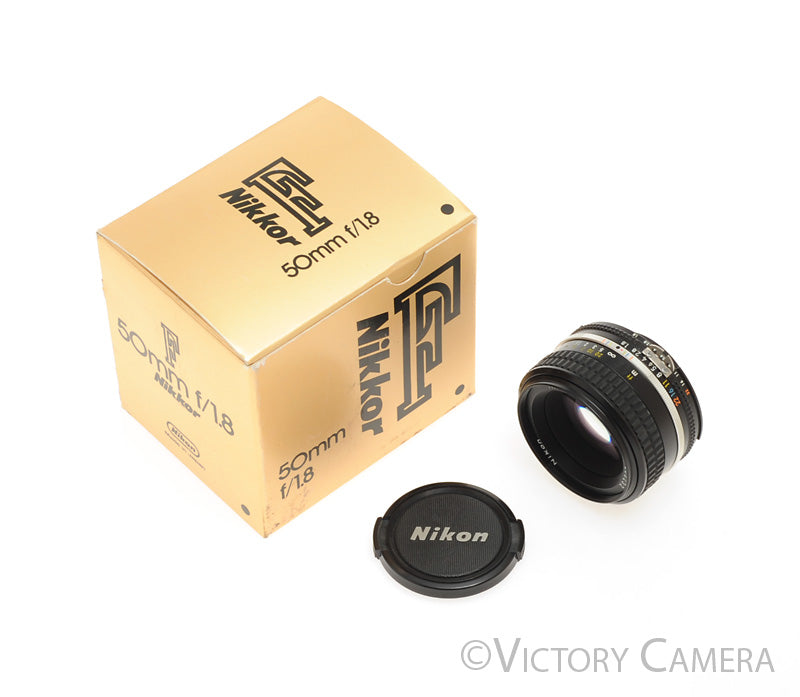 Nikon Nikkor 50mm F1.8 AI-S Manual Lens III (Long Version) [EXC+] - Victory Camera