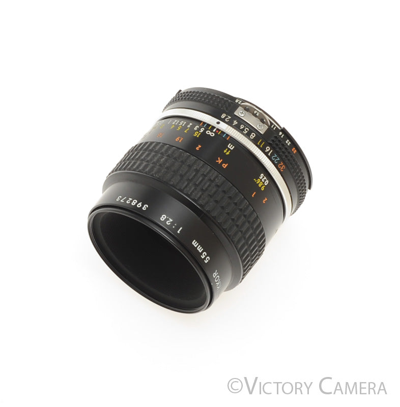 Nikon Micro-Nikkor 55mm f2.8 AI-S Man. Focus Lens -Smooth Focus- [EXC+] - Victory Camera