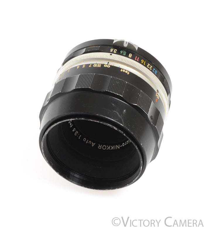 Nikon Micro-Nikkor 55mm f3.5 non-AI Macro Lens -Light Mark- [EXC-] - Victory Camera