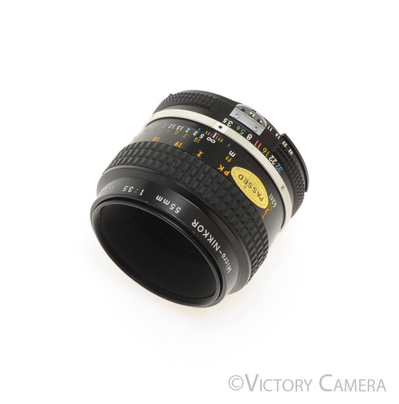 Nikon Micro-Nikkor 55mm f3.5 AI Manual Focus Macro Lens [EXC] - Victory Camera