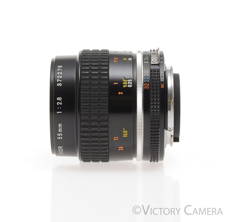 Nikon Micro-Nikkor 55mm f2.8 AI-S Man. Focus Lens -Smooth Focus- [EXC] - Victory Camera