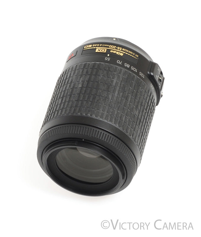 Nikon Nikkor AF-S 55-200mm f4-5.6 G ED DX VR Telephoto Zoom Lens -Clean - - Victory Camera