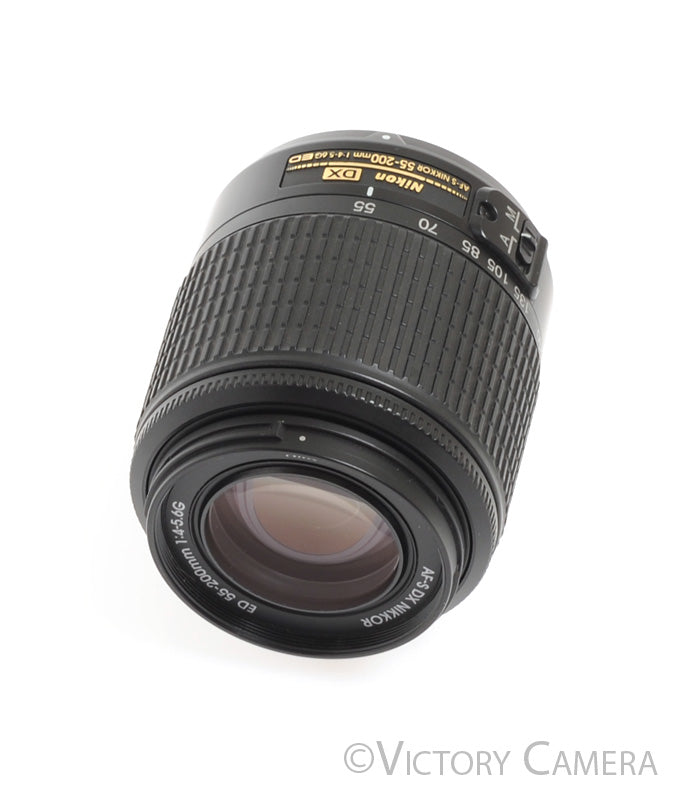 Nikon AF-S Nikkor 55-200mm f4-5.6 G ED DX VR Telephoto Zoom Lens [EXC+] - Victory Camera