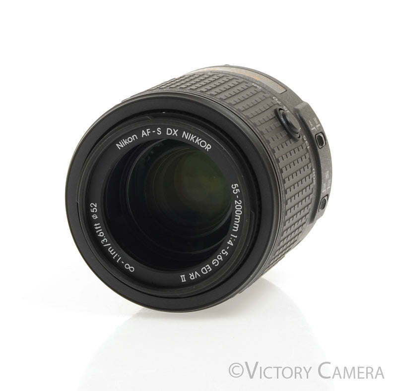 Nikon AF-S Nikkor 55-200mm f4-5.6 G II ED DX VR Telephoto Zoom Lens  [MINT-] - Victory Camera