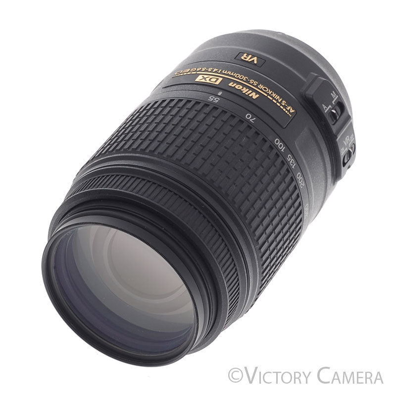 Nikon Nikkor AF-S 55-300mm f4.5-5.6 ED VR DX Telephoto Zoom Lens [EXC+] - Victory Camera