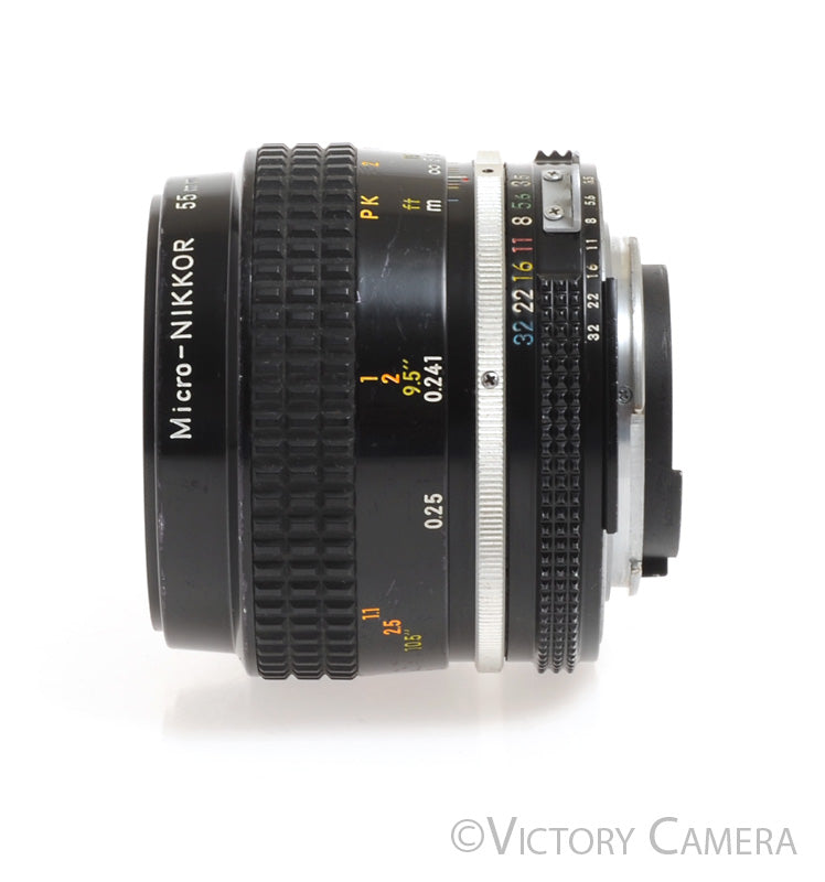 Nikon Micro-Nikkor 55mm F3.5 AI Manual Focus Macro Lens [EXC] - Victory Camera