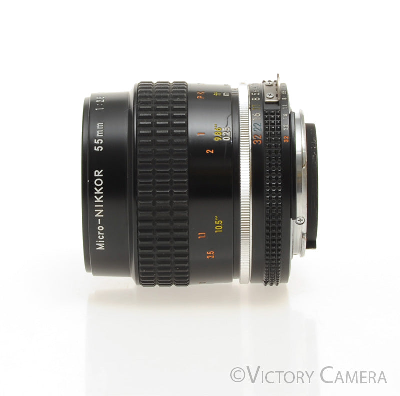 Nikon Micro-Nikkor 55mm f2.8 AI-S Man. Focus Lens -Smooth Focus- [EXC+] - Victory Camera