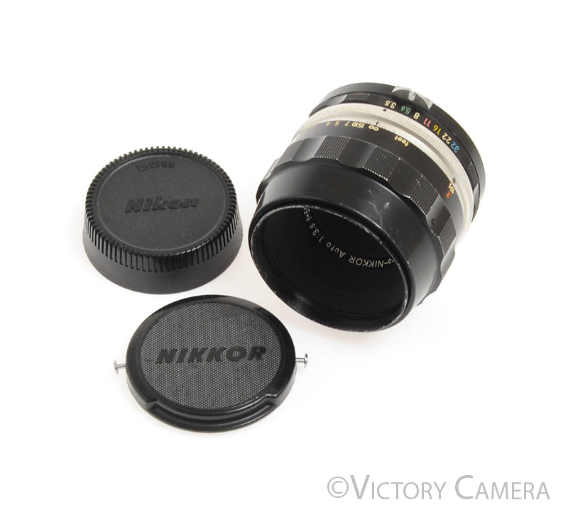 Nikon Micro-Nikkor 55mm f3.5 non-AI Macro Lens -Light Mark- [EXC-] - Victory Camera