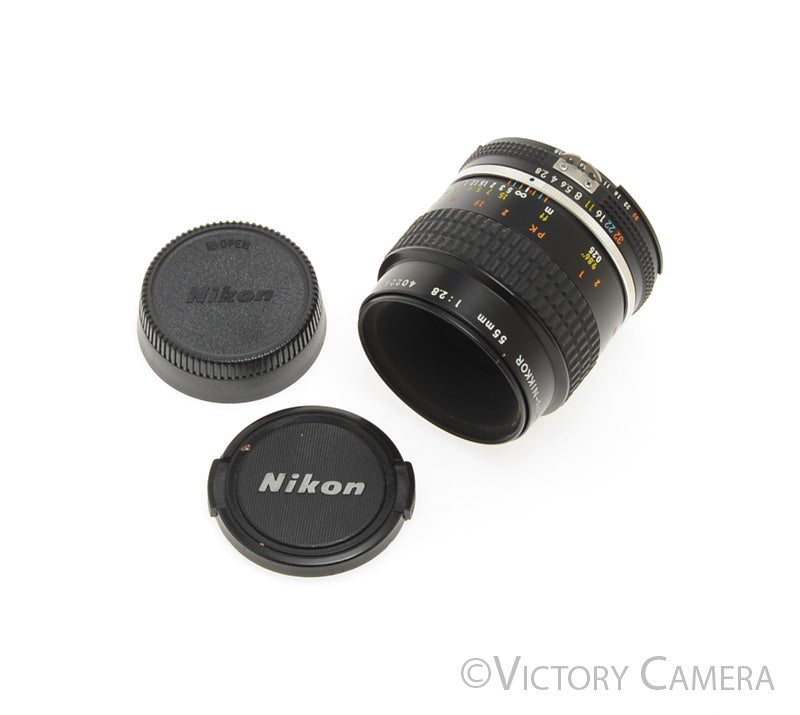Nikon Micro-Nikkor 55mm f2.8 AI-s Man. Focus Lens [EXC] - Victory Camera
