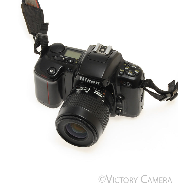 Nikon N6006 6000 AF Film SLR Camera w/ 35-80mm Zoom Lens [EXC+] - Victory Camera