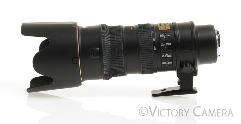 Nikon AF-S Nikkor 70-200mm f2.8 G ED VR Telephoto Zoom Lens [EXC+] - Victory Camera