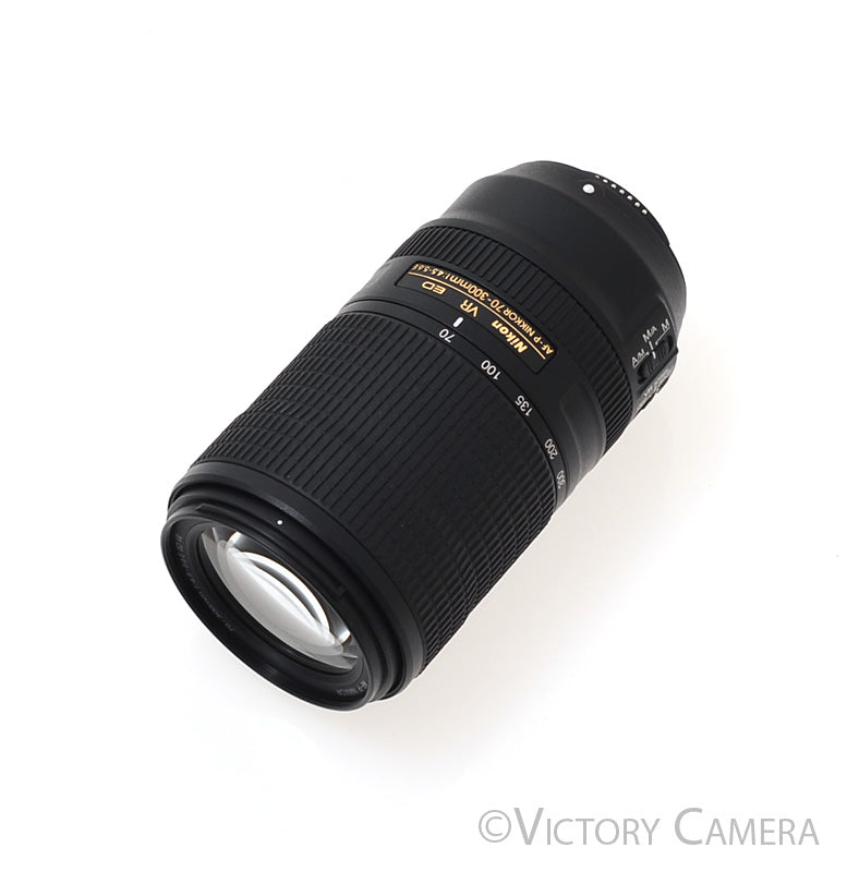 Nikon AF-P 70-300mm f4.5-6.3E ED VR Autofocus Zoom Lens [EXC+] - Victory Camera
