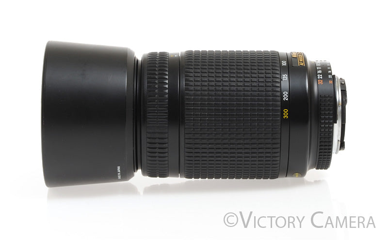 Nikon AF Nikkor 70-300mm f4-5.6 D ED Zoom Lens -Clean w/ Hood- - Victory Camera