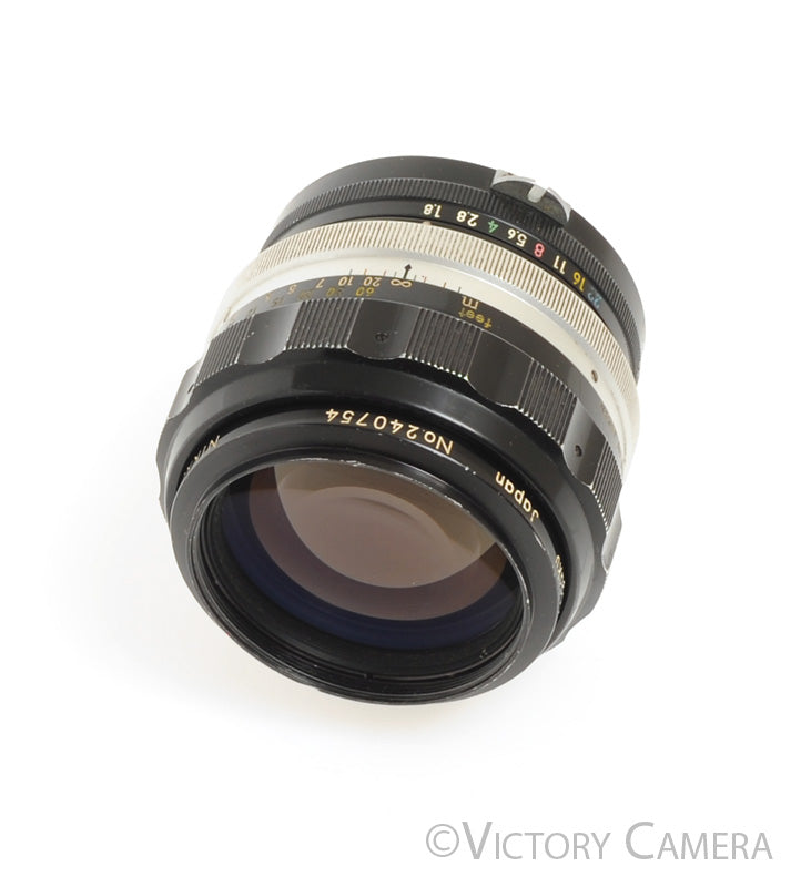 Nikon Nikkor-H 85mm f1.8 non-AI Portrait Prime Lens [EXC] - Victory Camera