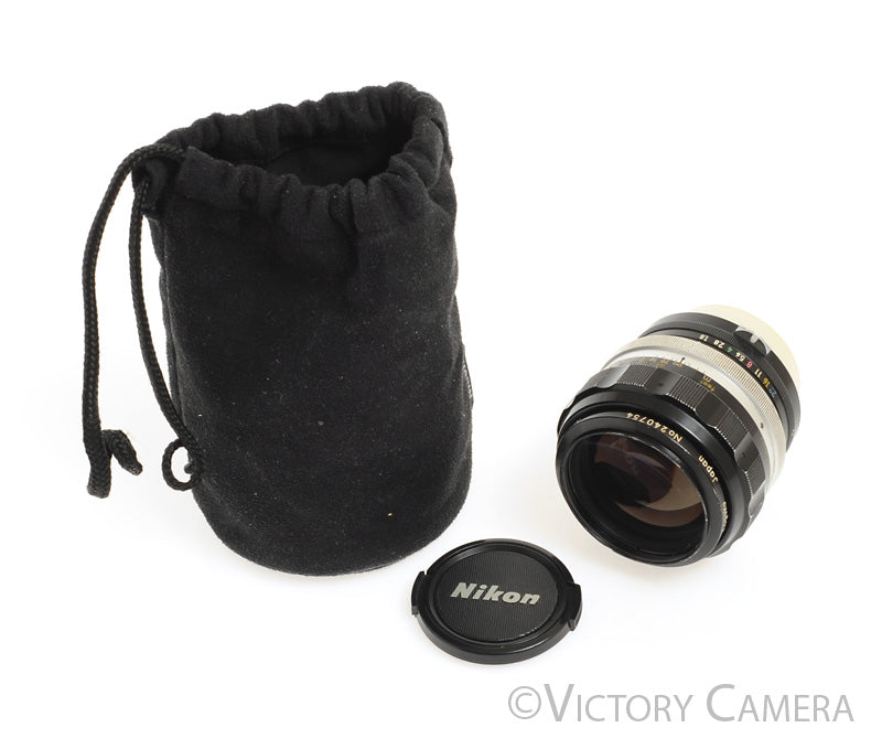 Nikon Nikkor-H 85mm f1.8 non-AI Portrait Prime Lens [EXC] - Victory Camera
