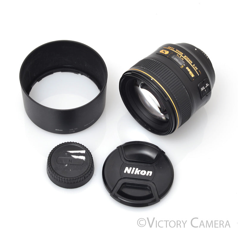Nikon Nikkor AF-S 85mm f1.4 G Nano Autofocus Prime Portrait Lens [EXC-] - Victory Camera