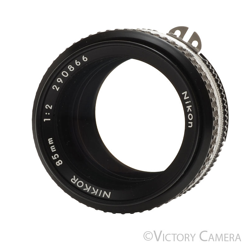 Nikon Nikkor 85mm f2 AI-S Manual Focus Portrait Lens w/ Shade [EXC] - Victory Camera