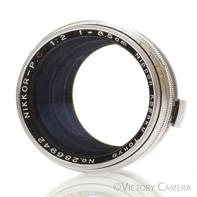 Nikon Nikkor-P.C 8.5cm 85mm f2 S Mount Rangefinder Lens [GOOD] - Victory Camera
