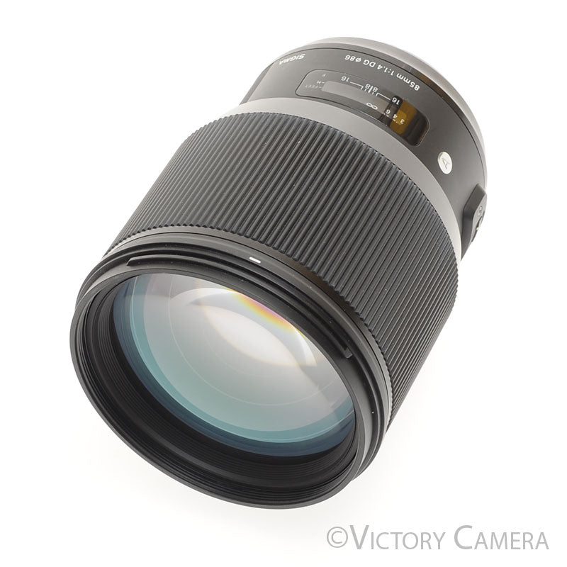 Sigma Art 85mm f1.4 DG Portrait Prime Lens for Nikon FX [MINT-] - Victory Camera