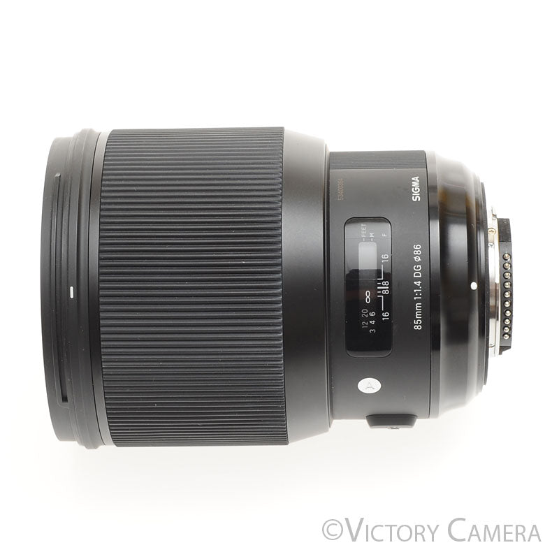 Sigma Art 85mm f1.4 DG Portrait Prime Lens for Nikon FX [MINT-] - Victory Camera