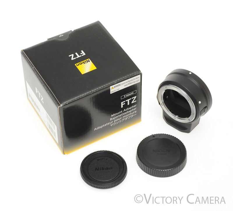 Nikon FTZ Lens Mount AF Adapter (F-Mount Lens to Z-Mount Mirrorless) [MINT-] - Victory Camera