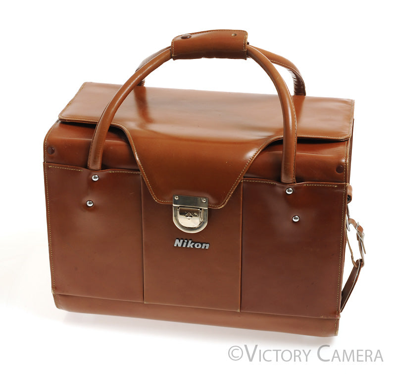 Nikon FB-11 Brown Leather System Camera Case for F F2 [EXC] - Victory Camera
