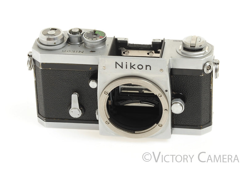 Nikon F Chrome 35mm Film Camera Body (only) [EXC-] - Victory Camera
