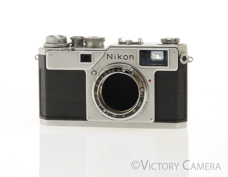 Nikon S3 Chrome 35mm Rangefinder Camera Body -Patched Shutter, Works- [EXC-] - Victory Camera