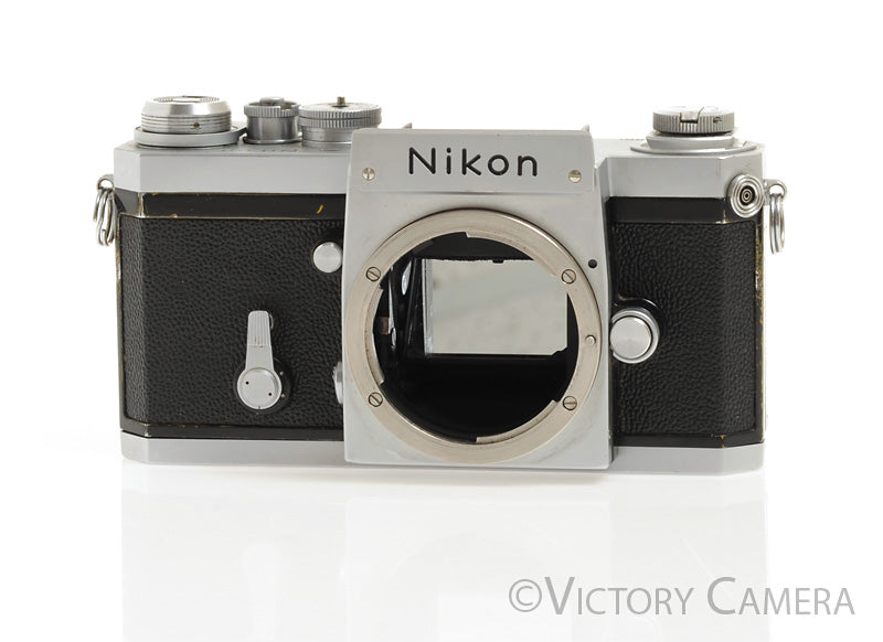 Nikon F Chrome 35mm Film Camera Body (only) [EXC-] - Victory Camera