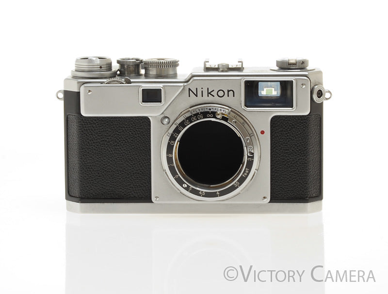 Nikon S3 Chrome 35mm Rangefinder Camera Body -Patched Shutter, Works- [EXC-] - Victory Camera