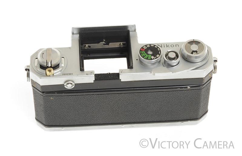 Nikon F Chrome 35mm Film Camera Body (only) [EXC-] - Victory Camera