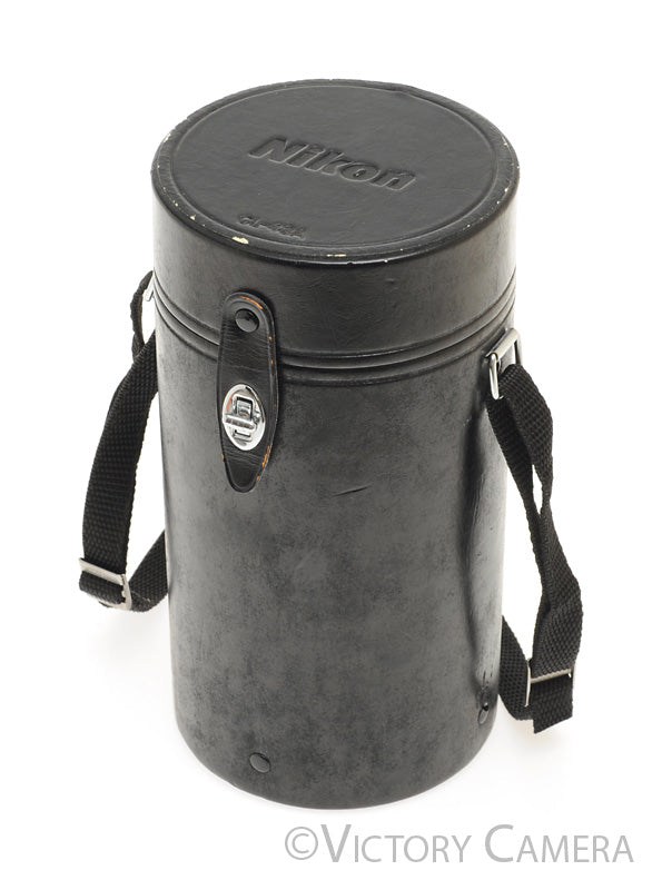 Nikon CL-43A Hard Leather Lens Case for 80-200mm f2.8 AF AF D [EXC-] - Victory Camera