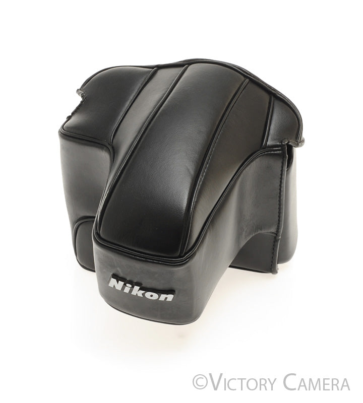 Nikon Rare CF-29 Black Ever Ready Case for FE FE2 FM FM2N w/ MD-12 [EXC] - Victory Camera