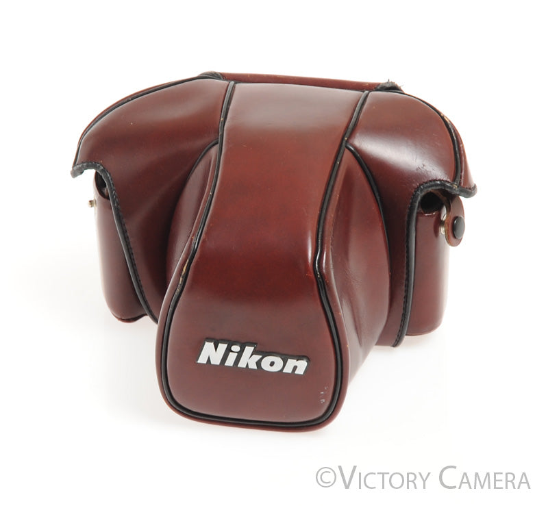 Nikon CF-20 Oxblood Red Ever Ready Case for Nikon F3 -Clean- - Victory Camera